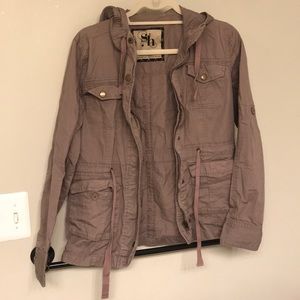 3/$30 Taupe Utility Jacket